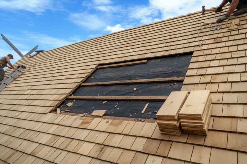 Wood Shingle Roof Replacement